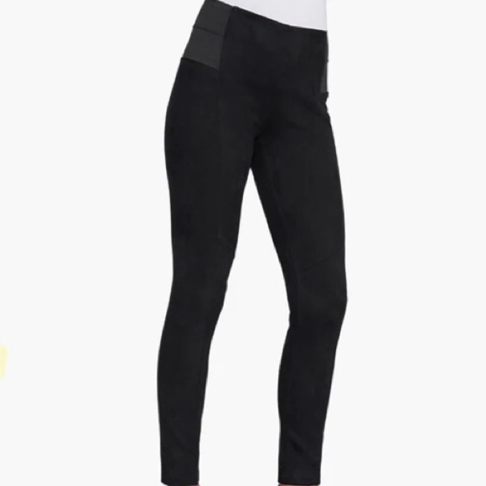Stella Carakasi Look Sharp Leggings. Size M faux suede. Minimalist contemporary